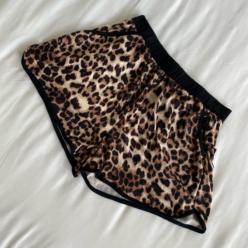Leopard shorts
